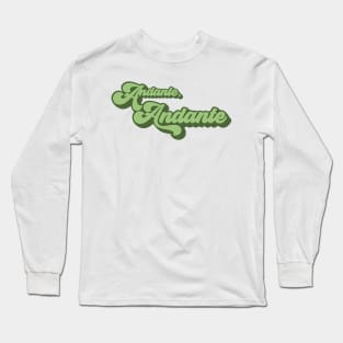 Andante green Long Sleeve T-Shirt